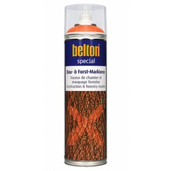 Spray de peinture - Marquage - Orange signalisation - Chantiers, forêts, sols - Belton Special - 500ml