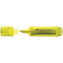 Surligneur - Pointe biseautée 1,0 - 5,0 mm - FABER-CASTELL - Jaune - TEXTLINER 1546