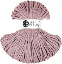Cordon macramé Bobbiny - Coton - Mauve - 5 mm - 100 m - 0.5 kg