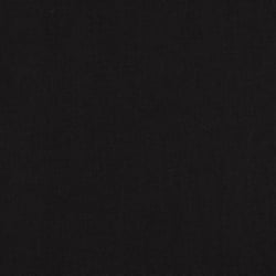 Tissu Coton enduit uni Noir