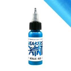 Peinture Textile & Cuir SneakArts - Métallique Bleu 30mL - Effet métallisé
