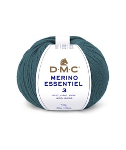 Pelote de laine Merino Essentiel 3 - DMC - Certifié Oeko-Tex 988 Bleu