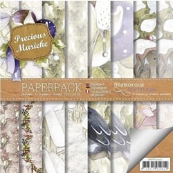 24 Papiers scrapbooking 15,2 x 15,2 cm Precious Martieke GLAMOROUS CHRISTMAS