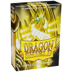 Protège-cartes Mini Mat Jaune - Dragon Shield