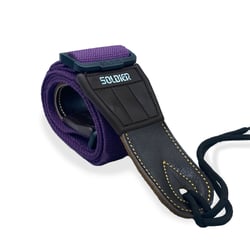 SOLDIER® Sangle de Guitare Coton Tissé Mauve