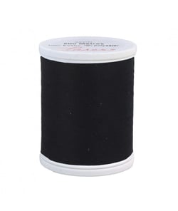 Fil à Coudre Laser 100% Polyester 500m Universel de Distrifil : Résistance et Couleurs Éclatantes pour Vos Projets de Couture 2001 Noir