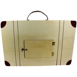 Urne valise 35x23x15 cm bois - Artemio