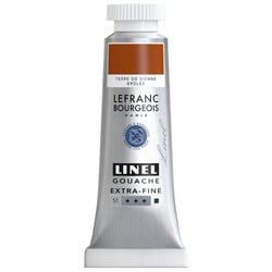 Gouache - Extra-fine - Terre sienne brûlée - 481 - Lefranc Bourgeois - Linel - 14ml
