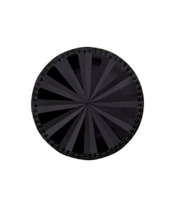 Carte de 2 boutons noir à queue en relief 23mm - Prym Noir
