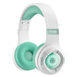 Casque Audio Bluetooth Sans Fil RGB Pour Musique Et Appels Longue Autonomie Vert YONIS