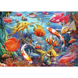 Puzzle 1000 pièces - Hidden Shapes - Vie Sous-Marine - Trefl