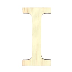 Lettre I - 19 cm - bois - Artemio