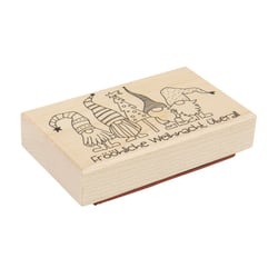 Tampon "Es wichtelt", 6x10cm