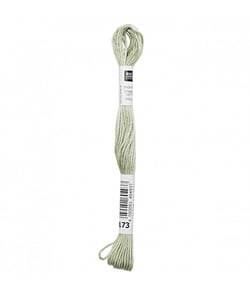 Fil à broder mouliné Uni - Rico Design 173 Vert