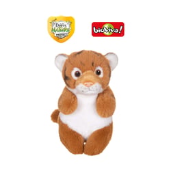 Peluche - Peluche > Tigre du Bengale Jaune, Noir, Blanc - 15 cm