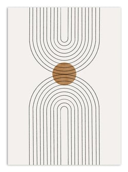 Affiche 50 x 70 cm -  Circle - Miuus studio