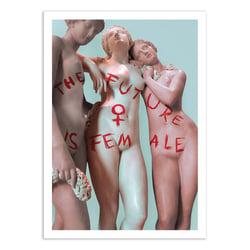 Affiche 30x40 cm - The future is female - Jonas Loose