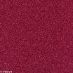 Papier scrapbooking:Poudre de paillettes, 30,5x30,5cm, 200 g/m2, bordeaux