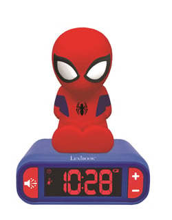Réveil avec Veilleuse SpiderMan 3D