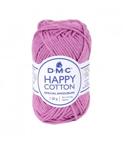 Pelote de 20Gr - coton spécial Amigurumi HAPPY COTTON - PPSC - Oeko Tex- Dmc 795 Violet