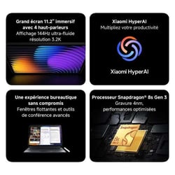 Tablette Xiaomi Pad 7 RAM 12 Go stockage 512 Go noir 11.2 "