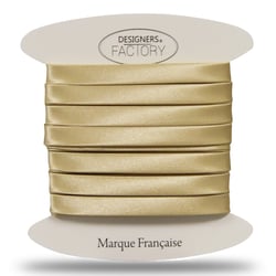 Biais satin doré 9mm par 5 mètres – designers-factory