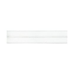 Bobine 25m Elastique boutonnière nylon 19mm blanc