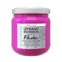 Peinture vinylique - Flashe - Rose fluo - 408 - Lefranc Bourgeois - 400ml