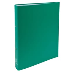 Classeur rembordé polypropylène 2 anneaux 30mm - A4 - Vert - x 20 - Exacompta
