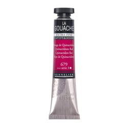 Gouache - Extra-fine - Rouge de quinacridone - 679 - Tube de 21ml - Sennelier