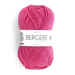 Pelote de laine - Magenta - 50% Laine 50% acrylique - Bergère de France - Idéale 4