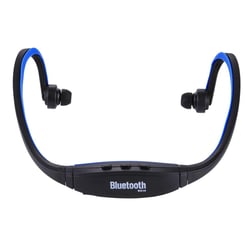 Casque Sport Bluetooth Étanche Sans Fil Pour Appels Mains Libres Smartphones Bleu YONIS