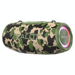 Enceinte Waterproof Bluetooth Portable Puissante Avec Lumières RGB Et Longue Autonomie Camouflage YONIS