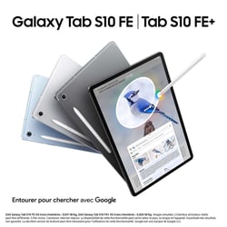 Tablette Samsung Galaxy Tab S10 FE+ gris 13 mpx RAM 8 Go 13.1 " stockage 128 Go
