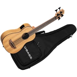 Zebrawood U-Bass + housse Kala