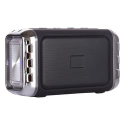 Enceinte Bluetooth Portable 5V Avec Appel Mains-Libres Et Led Colorées Support USB TF Card Aux 3.5mm Autonomie 12h Waterproof YONIS