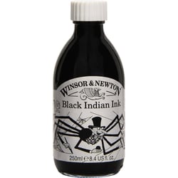 Flacon - Encre de Chine - Noir - 250 ml - Winsor et Newton