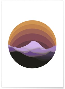 Affiche Landscape Circle | A3 : 29,7x42cm