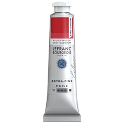 Peinture à l'huile - Extra-fine - Rouge moyen sans cadmium - 894 - Lefranc Bourgeois - 40ml