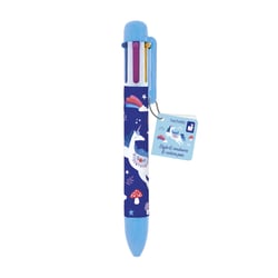 Stylo 6 Couleurs Dreamland - Janod - Violet/Bleu - Idéal pour les enfants dès 6 ans