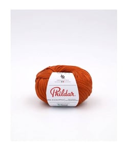 Fil à tricoter PHIL EUCALYPTUS - Phildar Acajou rouge