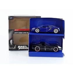 1:32 TWIN PACK MCLAREN MP4 12C / DODGE VIPER SRT BI-COLOR FF