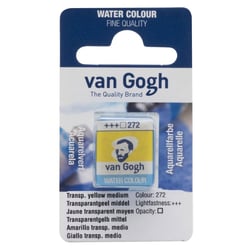 Peinture aquarelle van Gogh godet jaune transparent moyen 272