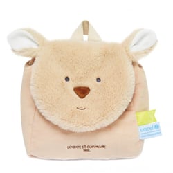 Sac à dos bébé peluche kangourou - 20 x 20 x 10 cm - Unicef - Doudou et Compagnie