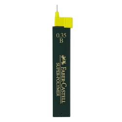 Mine de rechange pour porte-mine Faber-Castell - Super Polymère 9063 S - 0,35 mm B - Lot de 12