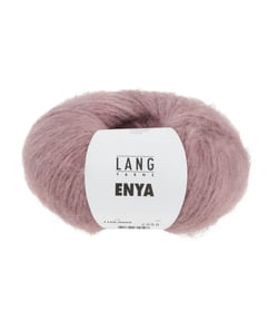 Pelote d'Alpaga à tricoter ENYA - Lang Yarns 0009 Rose