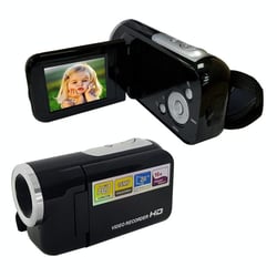 Appareil Photo Enfant 16MP Zoom 16x Écran LCD 2.0 Pouces Anti-Shake HD Noir YONIS