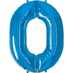 Ballon Géant Chiffre 0 Bleu