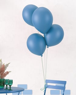 Ballon Ø 30cm - lot de 10 - bleu