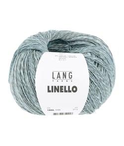 Pelote de lin et coton à tricoter Linello - 100GR - Lang Yarns 288 Bleu